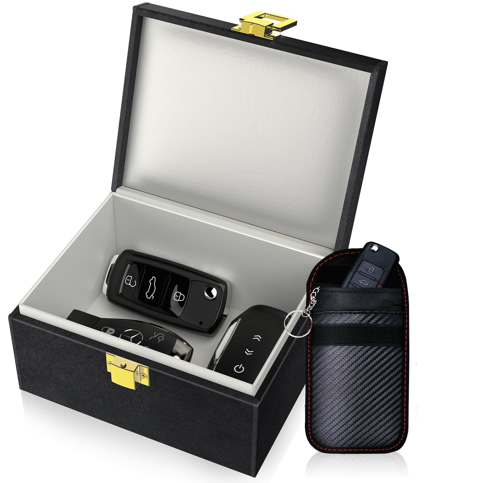 Amazon.com: Samfolk Faraday Box with Faraday Bags for Car Keys